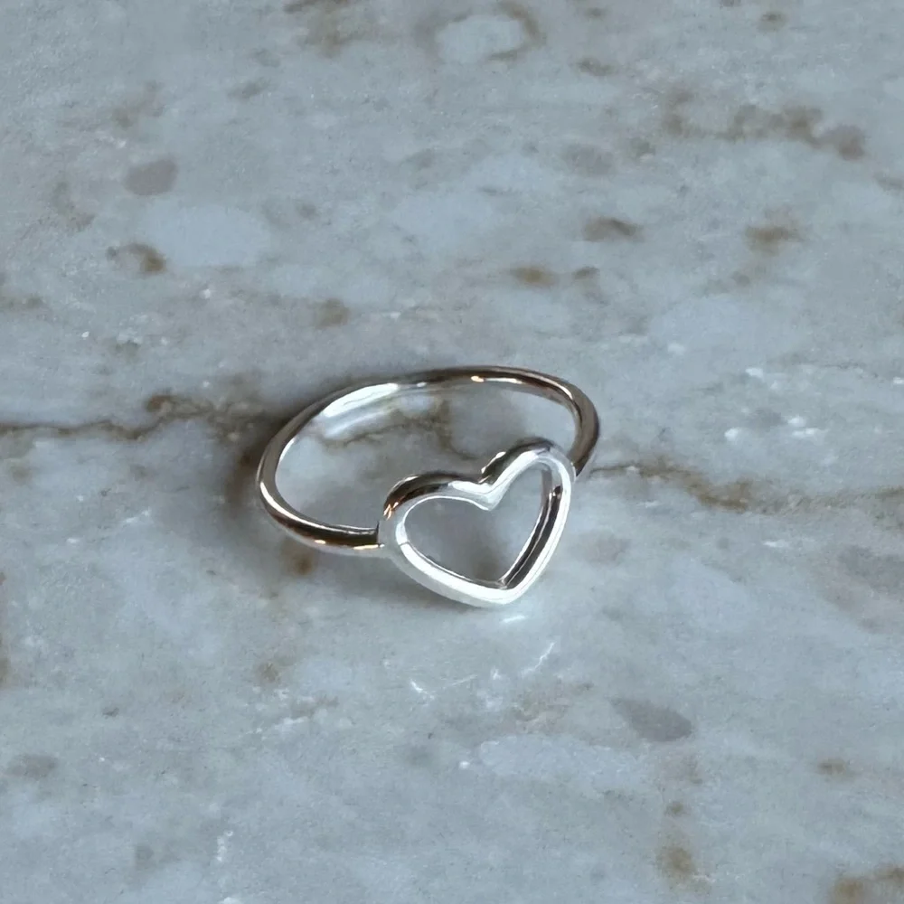 NWOT Sundance Open Heart Ring, Sterling Silver